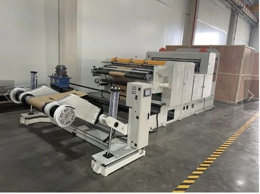 220V Spanning Automatische Servo Precision Rotary Knife Roll To Sheeter Cut Offset