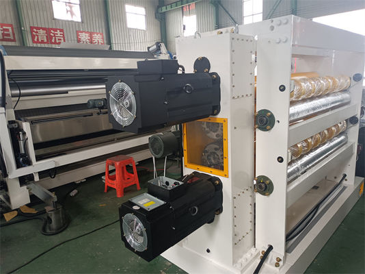 Dubbele spiraalvormige mes Dubbele laag roterende afsnijmachine voor korrugatorlijn 6000 mm spoor