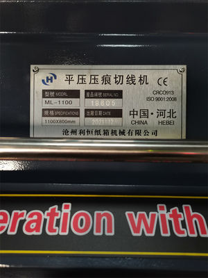 Plastic film verpakkingsmateriaal Gemakkelijk te bedienen Flat Die Cutting and Creasing Machine