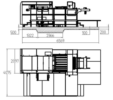 Box Carton Die Cutting Machine met Max.Paper Size 1500*1100mm en ± 0,25mm Precision