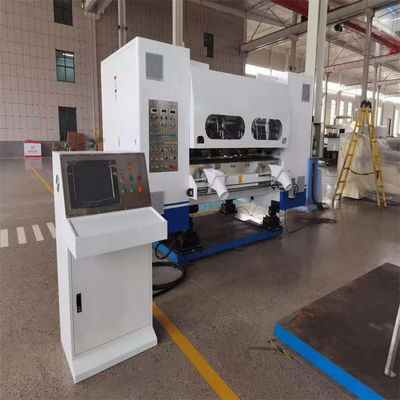 Beste Nc Computer Thin Blade Slitter Scorer Machine voor het snijden van gegolfd papier 2500 KG