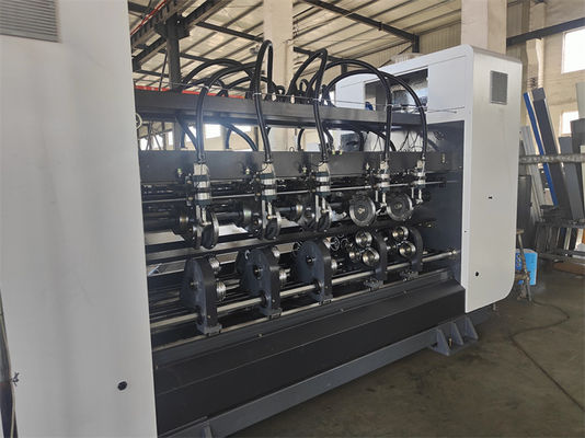 Volledig automatische Nc Thin Blade Slitter And Scorer Machine voor Pizza Box Productie Lijn