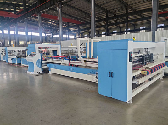 Kartonnen doos naaimachine met luchtbron standaard en 16000*4300*1860mm Grootte
