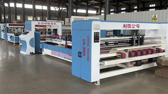 Super-automatische kartonnen doos folder Gluer vouwen met geavanceerde textiel Gluing Machine