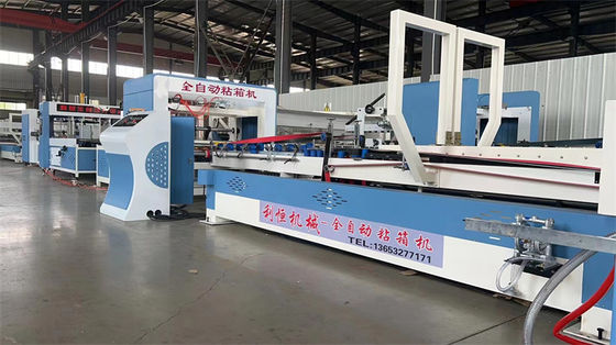 Super-automatische kartonnen doos folder Gluer vouwen met geavanceerde textiel Gluing Machine