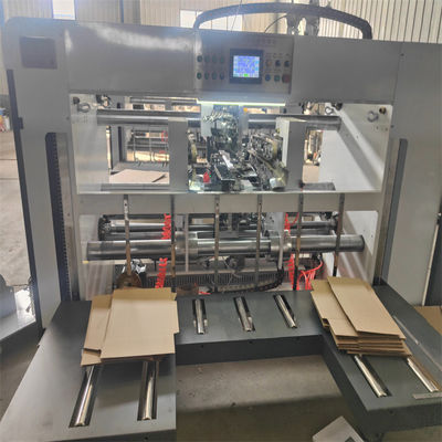 Zemi-automatische dubbel nagelstichting karton steken machine voor papiervorming behoeften
