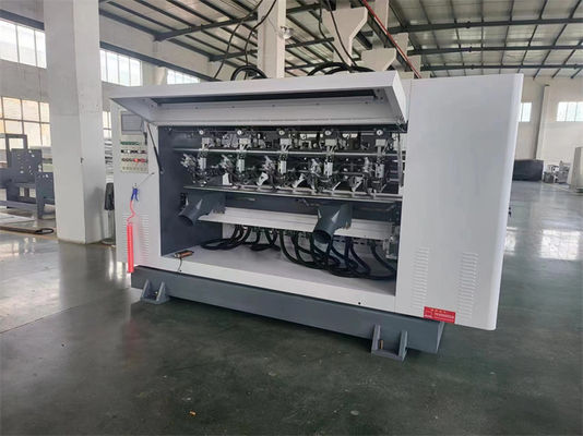 Op maat gemaakte kartonnen golvende dunne lemmen slitter scorer machine voor 380V spanning