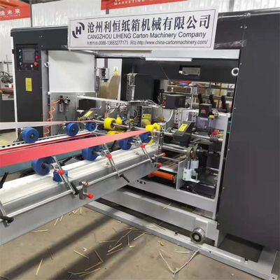 Automatische lijmmachine voor het naaien en stapelen van dozen
