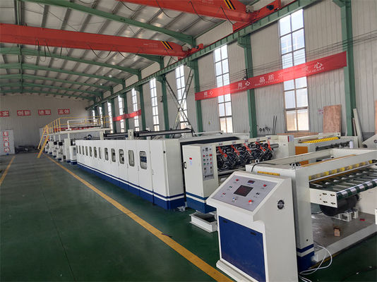 Automatische 3/5/7 Ply gegolfde karton productielijn met 12,5 kW hoofdmotor
