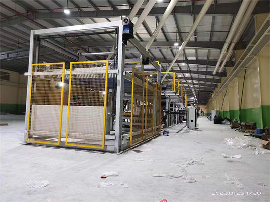 Automatische 3/5/7 Ply gegolfde karton productielijn met 12,5 kW hoofdmotor