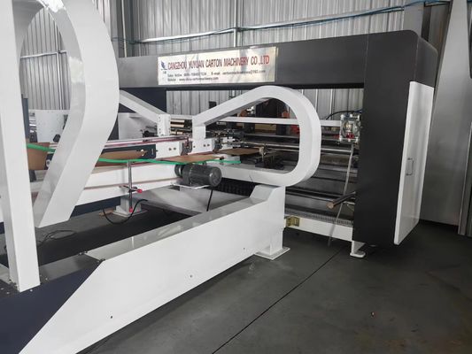 Automatische kartonnen doos vouwlijm met elektrische aandrijving voor plastic verpakkingsmateriaal