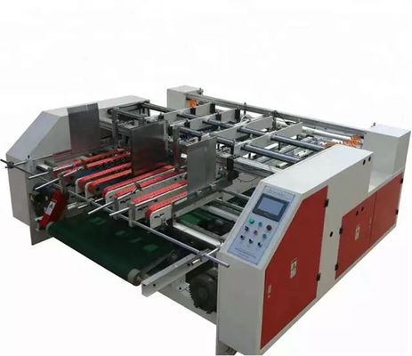 High Speed Semi-Automatic Double Pieces Folder Gluer voor het liemen van golvende doosfolders