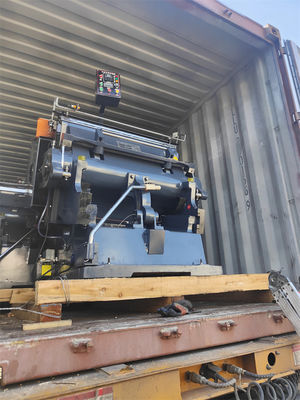 Semi-automatische 380V voorraad handmatige platen papier sterven snijden en embossing machine voor uw