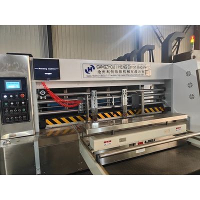 150-200 stuks/min. Snelheid golfkarton die cutting flexoprintmachine 1000 kg gewicht