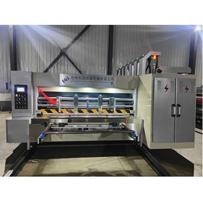 4 Kleurflexodrukmachine voor het drukken van kartonnen dozen en gegolfde kartonnen vellen