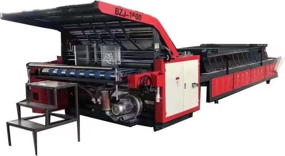 Geaffineerde karton half-automatische industriële fluitlamineermachine aanpasbaar