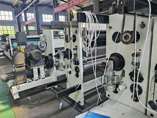 3 kleuren volledig automatische hoge snelheid gegolfde kartonplaat Flexo-printing Slotting Die Cutting Machine