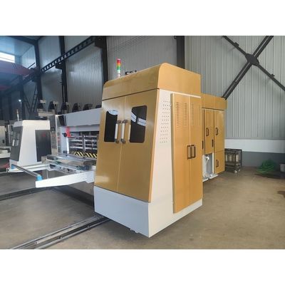 1-6 Kleuren Automatisch Flexodruk Sluiting Die Cutting Grof karton doos maken machine