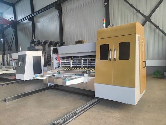 Flexomasjien voor het drukken op golfkartonplaat met een hoge snelheid van 150-200 stuks per minuut