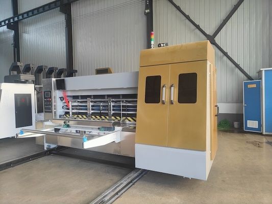 Flexomasjien voor het drukken op golfkartonplaat met een hoge snelheid van 150-200 stuks per minuut