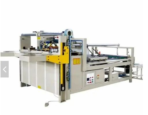 Lange levensduur Semi-automatische twee stukken folder Gluer Twee zijden vouw Gluing Machine