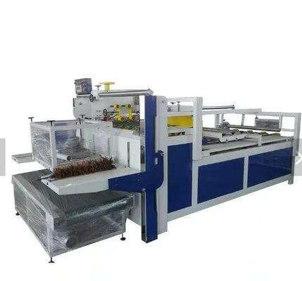 Lange levensduur Semi-automatische twee stukken folder Gluer Twee zijden vouw Gluing Machine