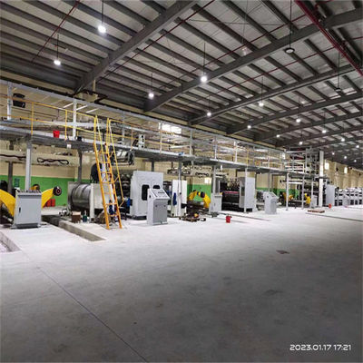 High Speed 3 Ply 5 Ply gegolfde karton productielijn voor thuis van professionele