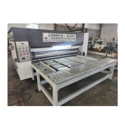 Cartonbox maken printer slotter en die cutter machine voor gegolfd karton
