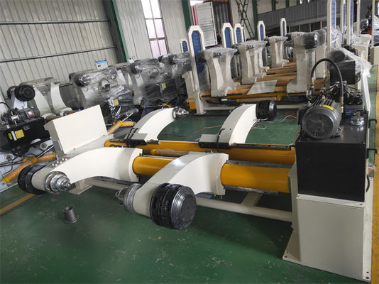 380V Spanning Hydraulische schachtloze molen rolstand voor de productie van kartonnen verpakkingsdozen