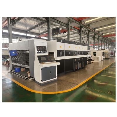 Machine voor het maken van kartonnen dozen Automatisch gegolfd karton Flexo die cutter / printer