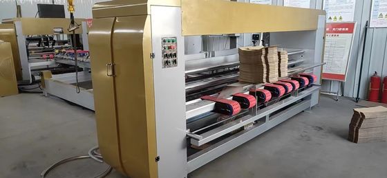 Automatische Flexo Folder Gluer Machine voor APPAREL kartonnen doos maken van de vraag van klanten