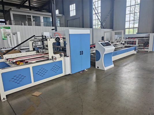 Spanning 380v Karton Karton Doos Map Gluer Machine Automatische vouw Gluing Machine