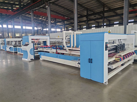 Spanning 380v Karton Karton Doos Map Gluer Machine Automatische vouw Gluing Machine