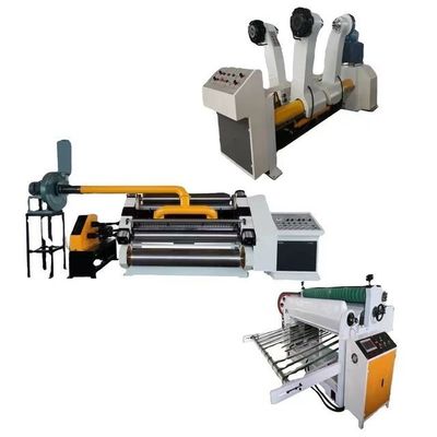Automatische kwaliteit fluit gegolfd karton Twee-laag maken van een enkelzijdige machinelijn