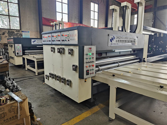 5000 kg automatische ketenvoeding gegolfde karton printing slotting die-snijmachine