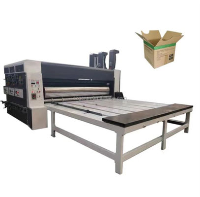 Ketenvoeding Carton Box Flexo Printing And Die Cutting Machine voor een soepele werking