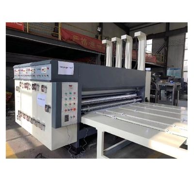 Ketenvoeding Carton Box Flexo Printing And Die Cutting Machine voor een soepele werking