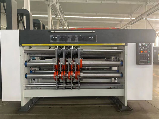 Ketenvoeding Carton Box Flexo Printing And Die Cutting Machine voor een soepele werking