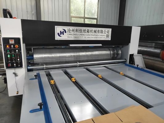 Klantvraag 3 Kleurenprinten Slotting Die-snijmachine met ketenvoeder