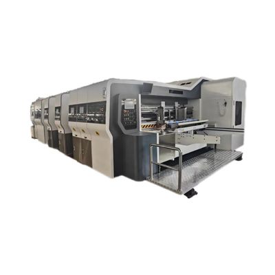 5000 kg capaciteit Volledig automatische golfkarton die cutting flexoprintmachine