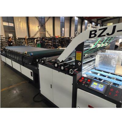 Machine voor het lamineren van papier met fluiten van gegolfd karton voor het lamineren met een hoge productiviteit