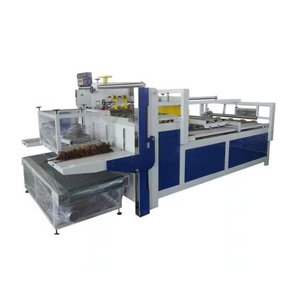 Kleine grootte 5500 KG Spanning 380v Folder Gluer Machine voor twee stukken vouwen en lijmen
