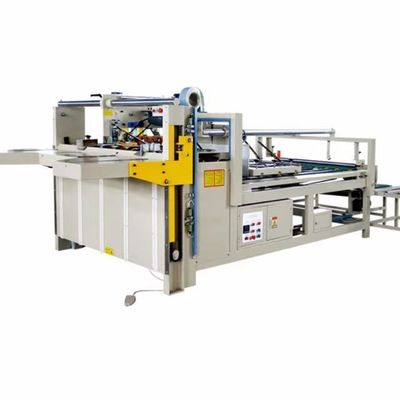 Kleine grootte 5500 KG Spanning 380v Folder Gluer Machine voor twee stukken vouwen en lijmen