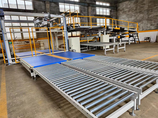 Eenvoudig te bedienen 3 5 7 Ply gegolfde karton productielijn met horizontale output