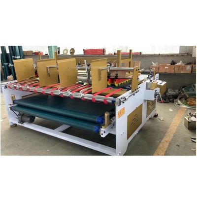 Halfautomatische folderglueermachine voor kartonnen doos Verbeter uw productie-efficiëntie