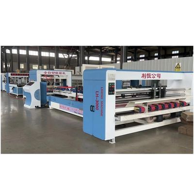 Voedingsmiddelen en dranken winkels gegolfde kartonnen dozen automatische folder gluur met 380V spanning