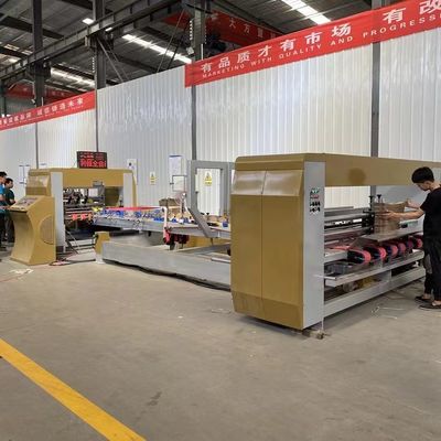 Voedingsmiddelen en dranken winkels gegolfde kartonnen dozen automatische folder gluur met 380V spanning