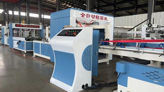 Voedingsmiddelen en dranken winkels gegolfde kartonnen dozen automatische folder gluur met 380V spanning