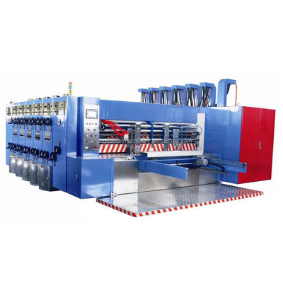 Lange levensduur Flexo-print- en snijmachine voor kraftpapier voor gegolfd karton