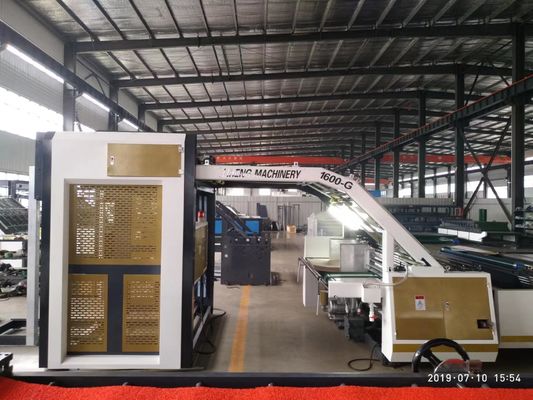 Automatische machine voor het lamineren van golfpapier met hoge snelheid met maximale snelheid 6000 vellen per uur